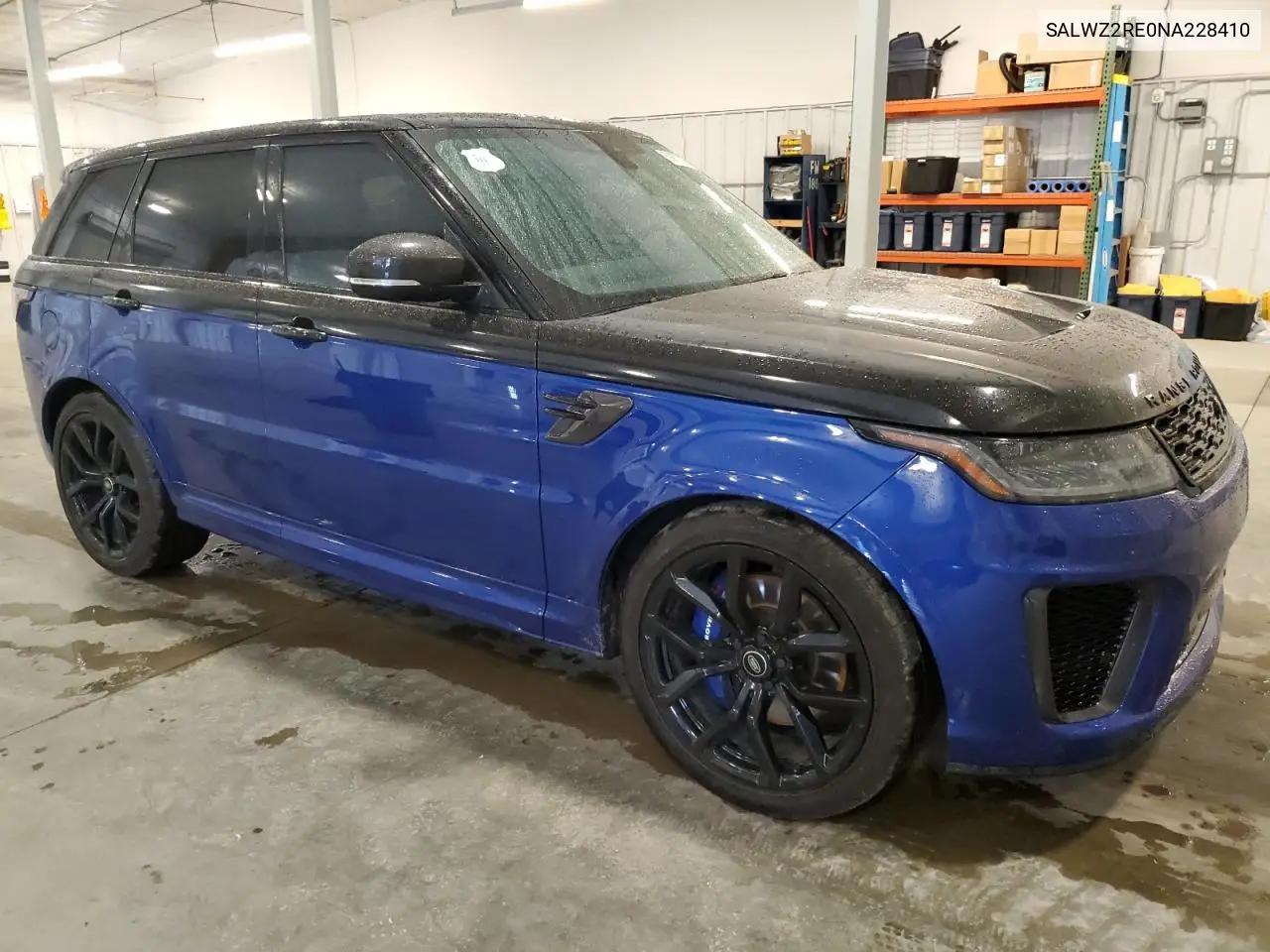 2022 Land Rover Range Rover Sport Svr VIN: SALWZ2RE0NA228410 Lot: 59972725