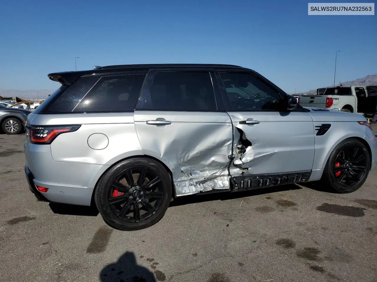 2022 Land Rover Range Rover Sport Hst VIN: SALWS2RU7NA232563 Lot: 59979185