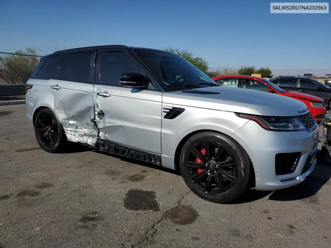 2022 Land Rover Range Rover Sport Hst VIN: SALWS2RU7NA232563 Lot: 59979185