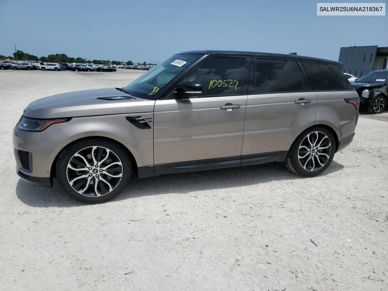 2022 Land Rover Range Rover Sport Hse Silver Edition VIN: SALWR2SU6NA218367 Lot: 60069605