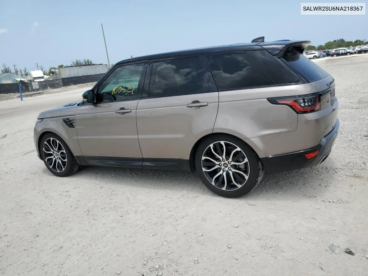 2022 Land Rover Range Rover Sport Hse Silver Edition VIN: SALWR2SU6NA218367 Lot: 60069605