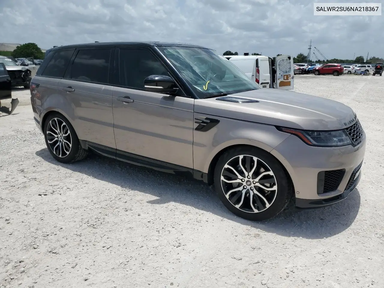 2022 Land Rover Range Rover Sport Hse Silver Edition VIN: SALWR2SU6NA218367 Lot: 60069605
