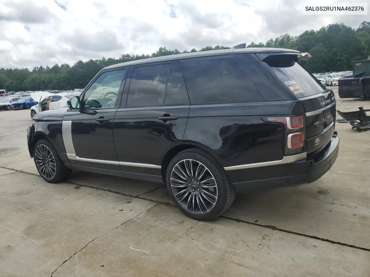 2022 Land Rover Range Rover Hse Westminster Edition VIN: SALGS2RU1NA462376 Lot: 60139625