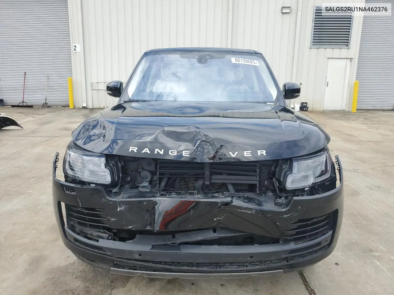 2022 Land Rover Range Rover Hse Westminster Edition VIN: SALGS2RU1NA462376 Lot: 60139625