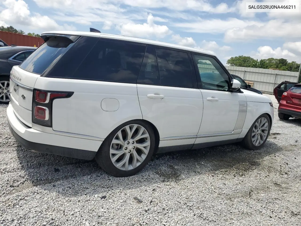 2022 Land Rover Range Rover Hse Westminster Edition VIN: SALGS2RU0NA466211 Lot: 60140585
