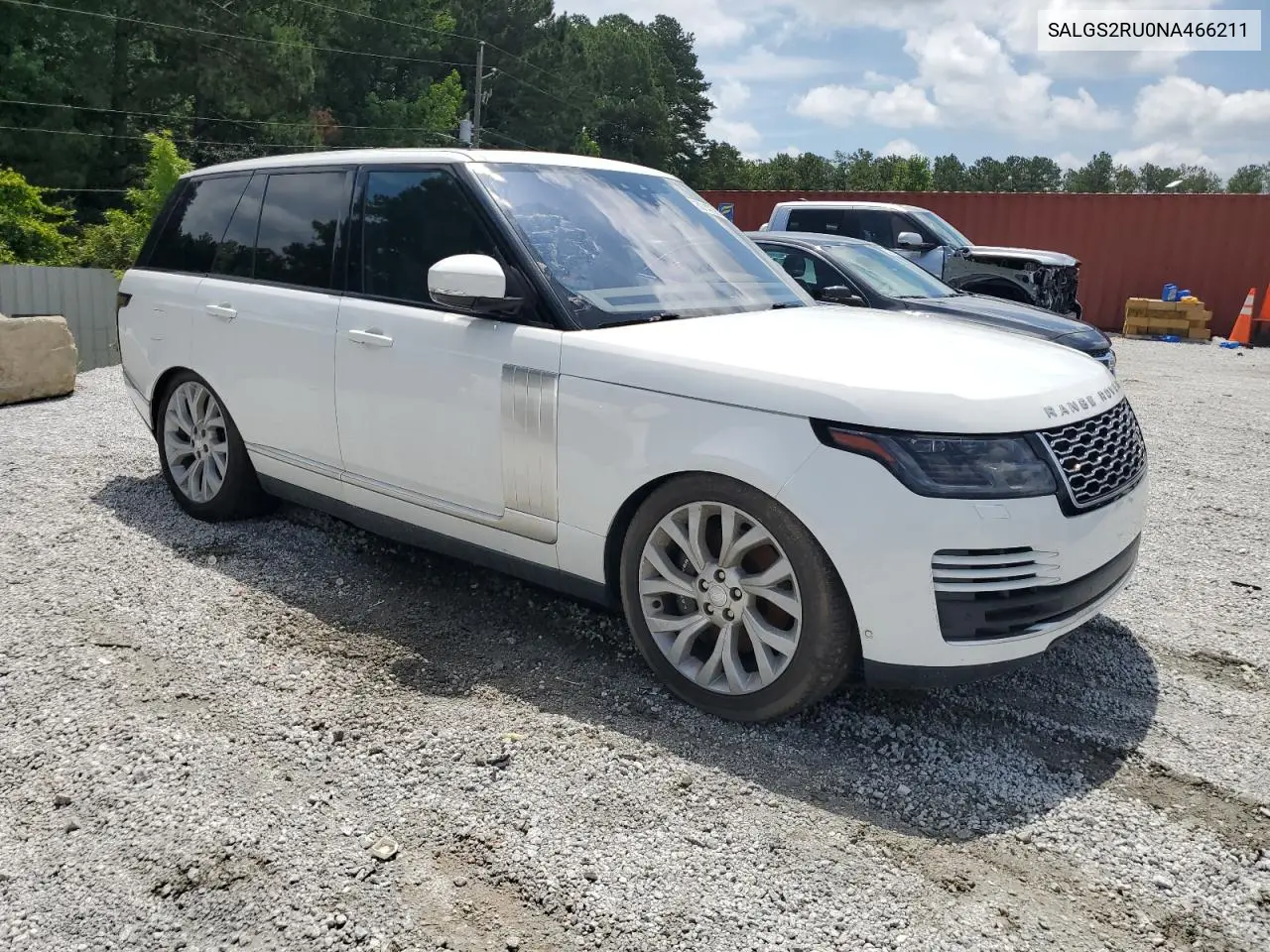 2022 Land Rover Range Rover Hse Westminster Edition VIN: SALGS2RU0NA466211 Lot: 60140585