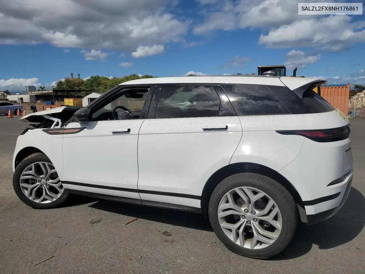 2022 Land Rover Range Rover Evoque R-Dynamic Se VIN: SALZL2FX8NH176861 Lot: 60165315