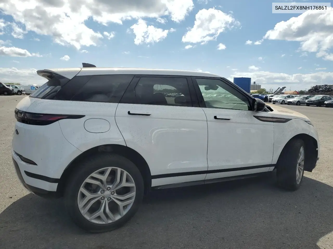 2022 Land Rover Range Rover Evoque R-Dynamic Se VIN: SALZL2FX8NH176861 Lot: 60165315