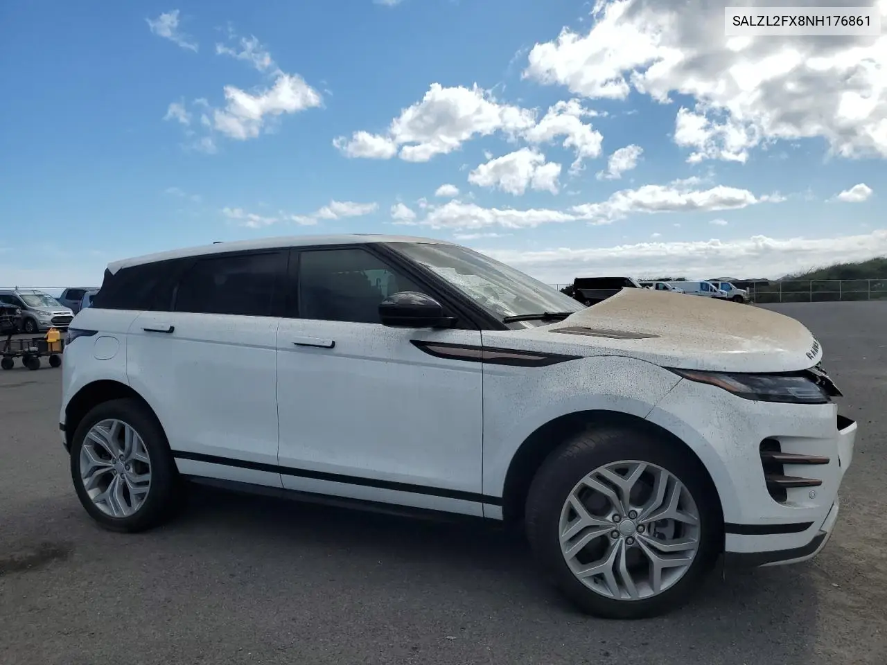2022 Land Rover Range Rover Evoque R-Dynamic Se VIN: SALZL2FX8NH176861 Lot: 60165315