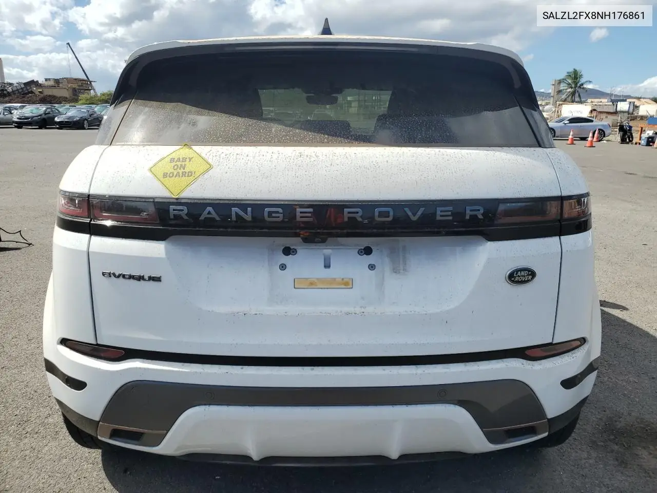2022 Land Rover Range Rover Evoque R-Dynamic Se VIN: SALZL2FX8NH176861 Lot: 60165315