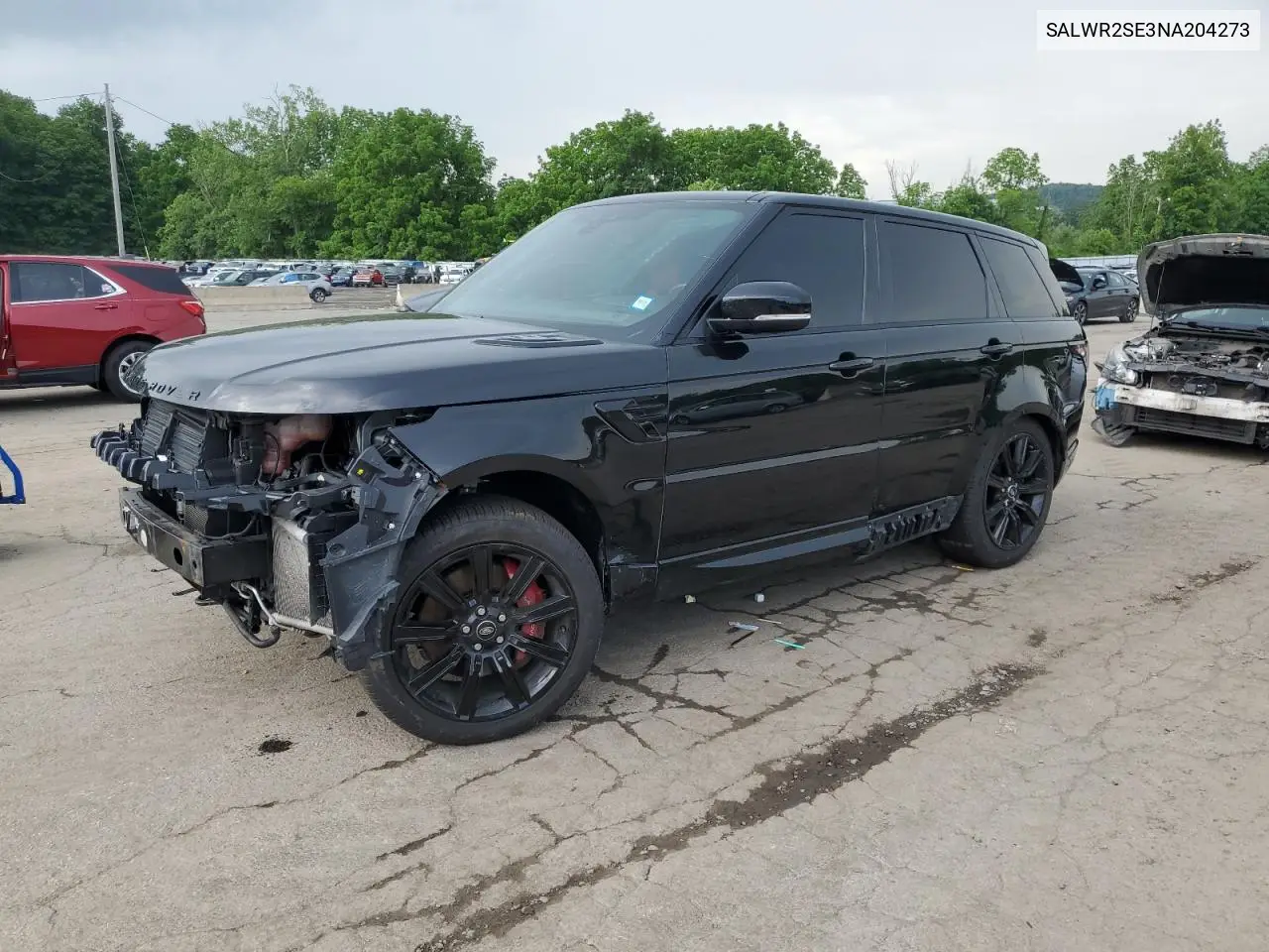 2022 Land Rover Range Rover Sport Hse Dynamic VIN: SALWR2SE3NA204273 Lot: 60649375