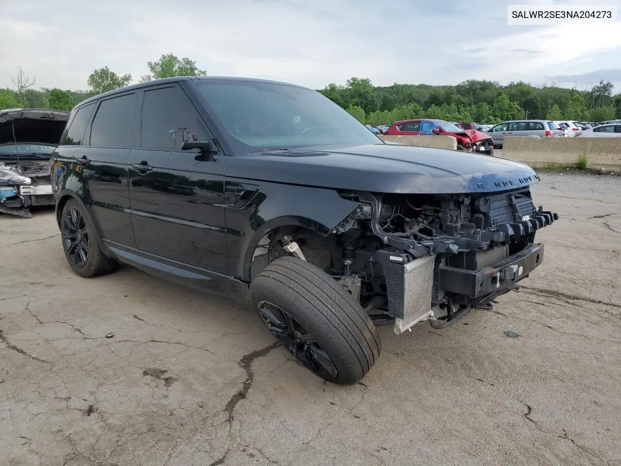 2022 Land Rover Range Rover Sport Hse Dynamic VIN: SALWR2SE3NA204273 Lot: 60649375