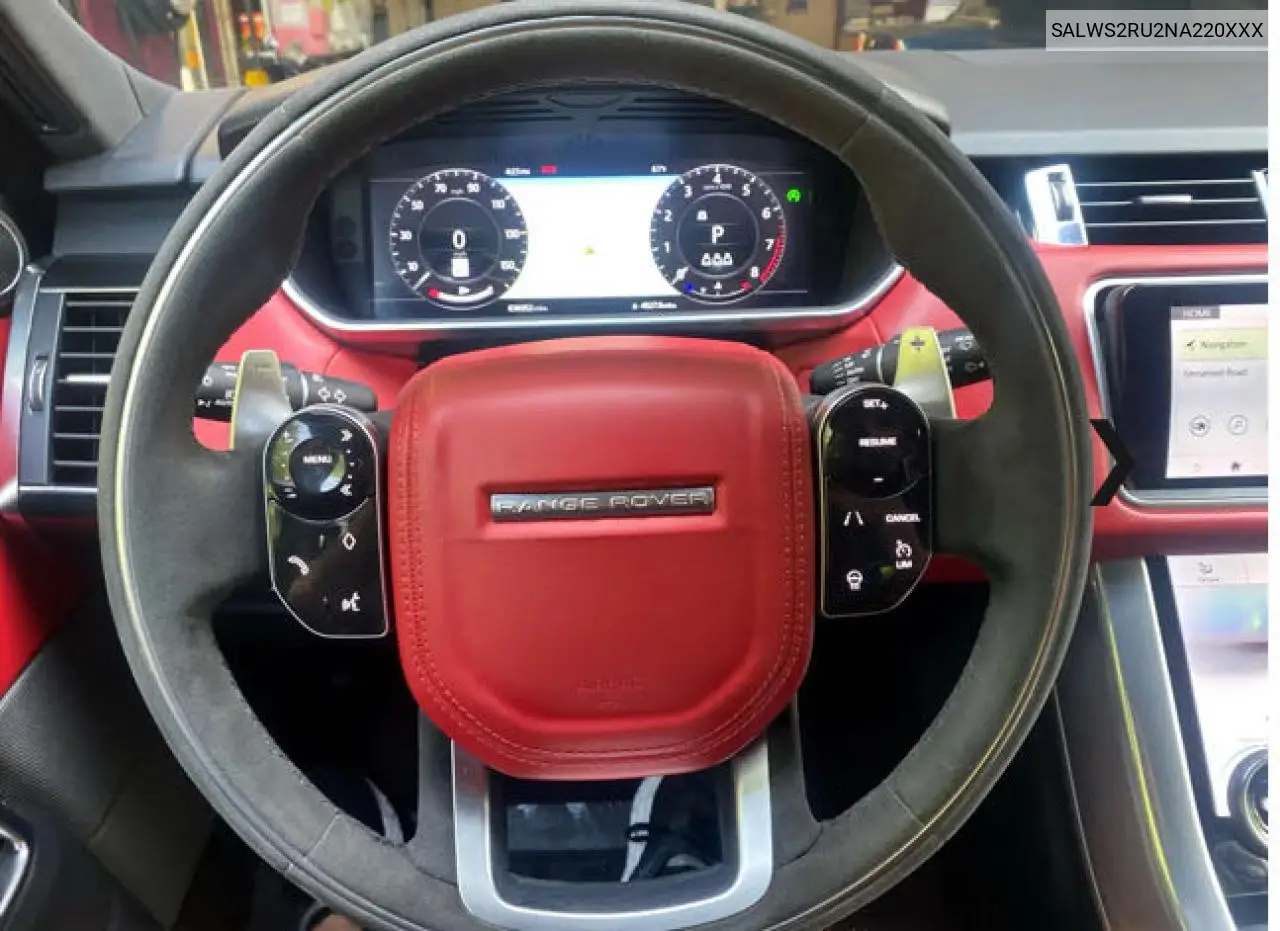 2022 Land Rover Range Rover Sport Hst VIN: SALWS2RU2NA220XXX Lot: 61945615