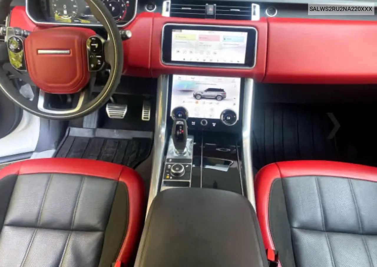 2022 Land Rover Range Rover Sport Hst VIN: SALWS2RU2NA220XXX Lot: 61945615