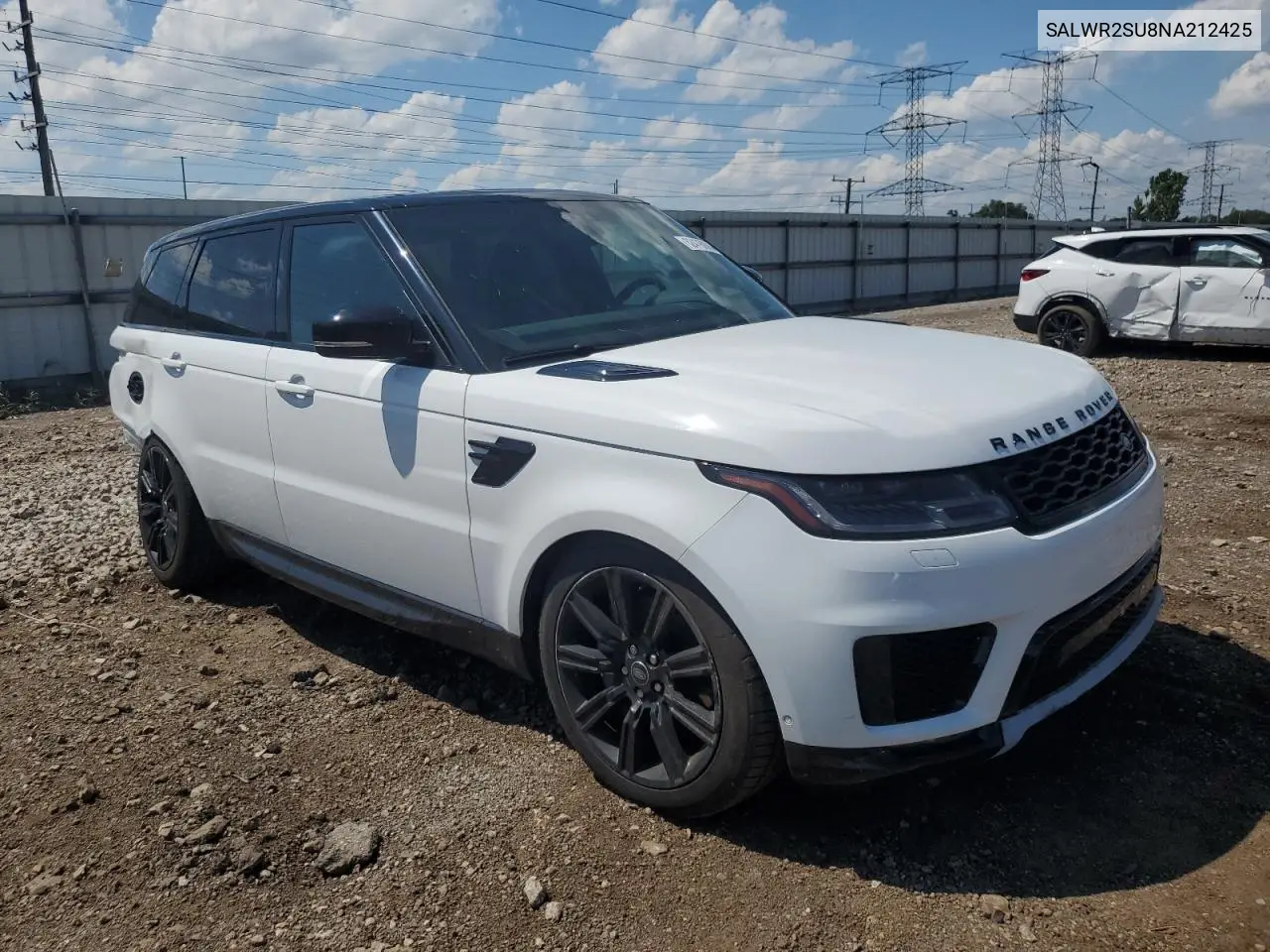 2022 Land Rover Range Rover Sport Hse Silver Edition VIN: SALWR2SU8NA212425 Lot: 62478005