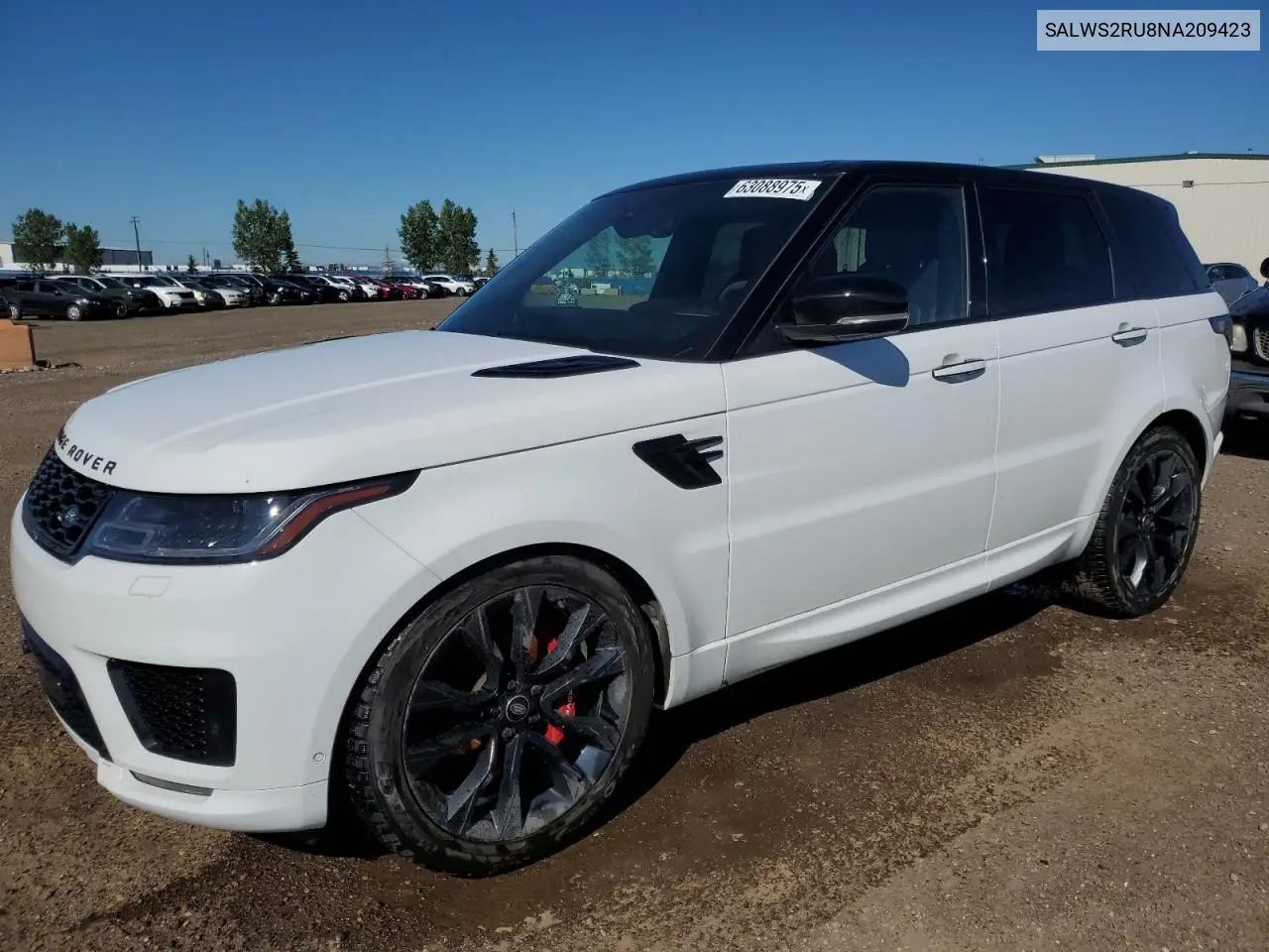 2022 Land Rover Range Rover Sport Hst VIN: SALWS2RU8NA209423 Lot: 63088975