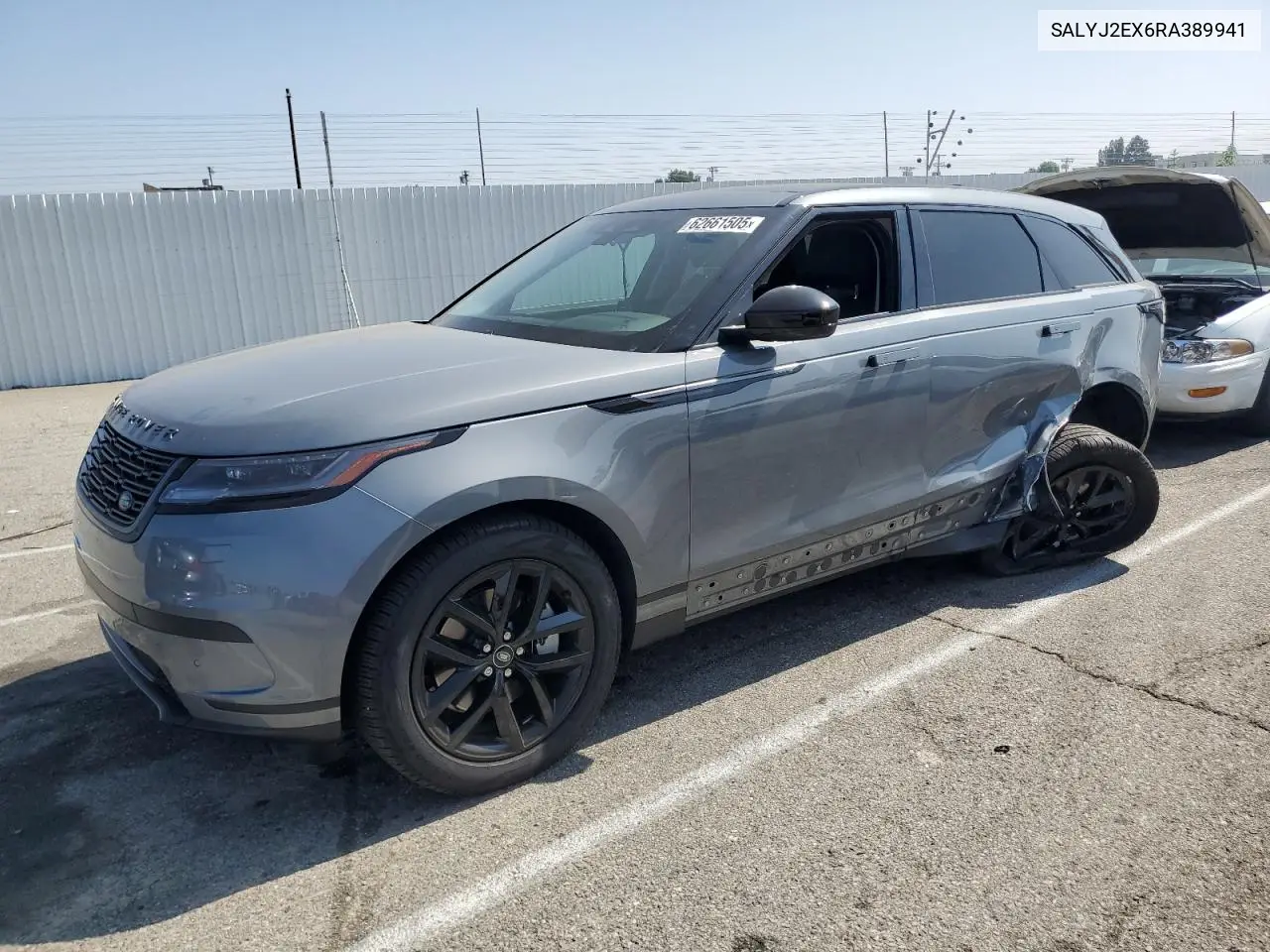 2024 Land Rover Range Rover Velar S VIN: SALYJ2EX6RA389941 Lot: 62661505