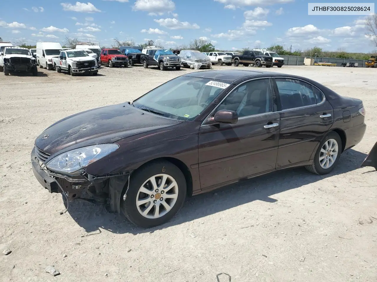 2002 Lexus Es 300 VIN: JTHBF30G825028624 Lot: 52496965