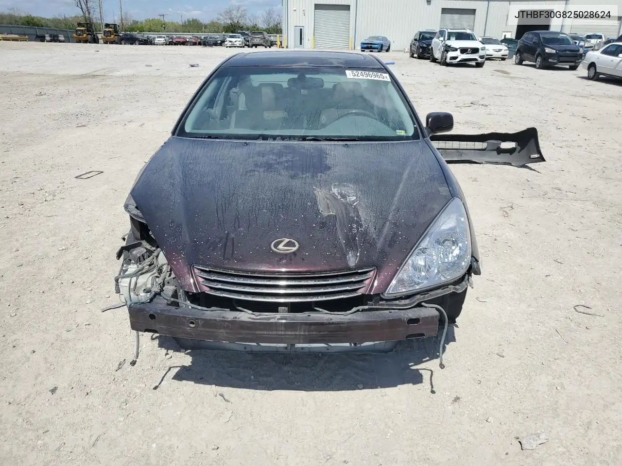 2002 Lexus Es 300 VIN: JTHBF30G825028624 Lot: 52496965