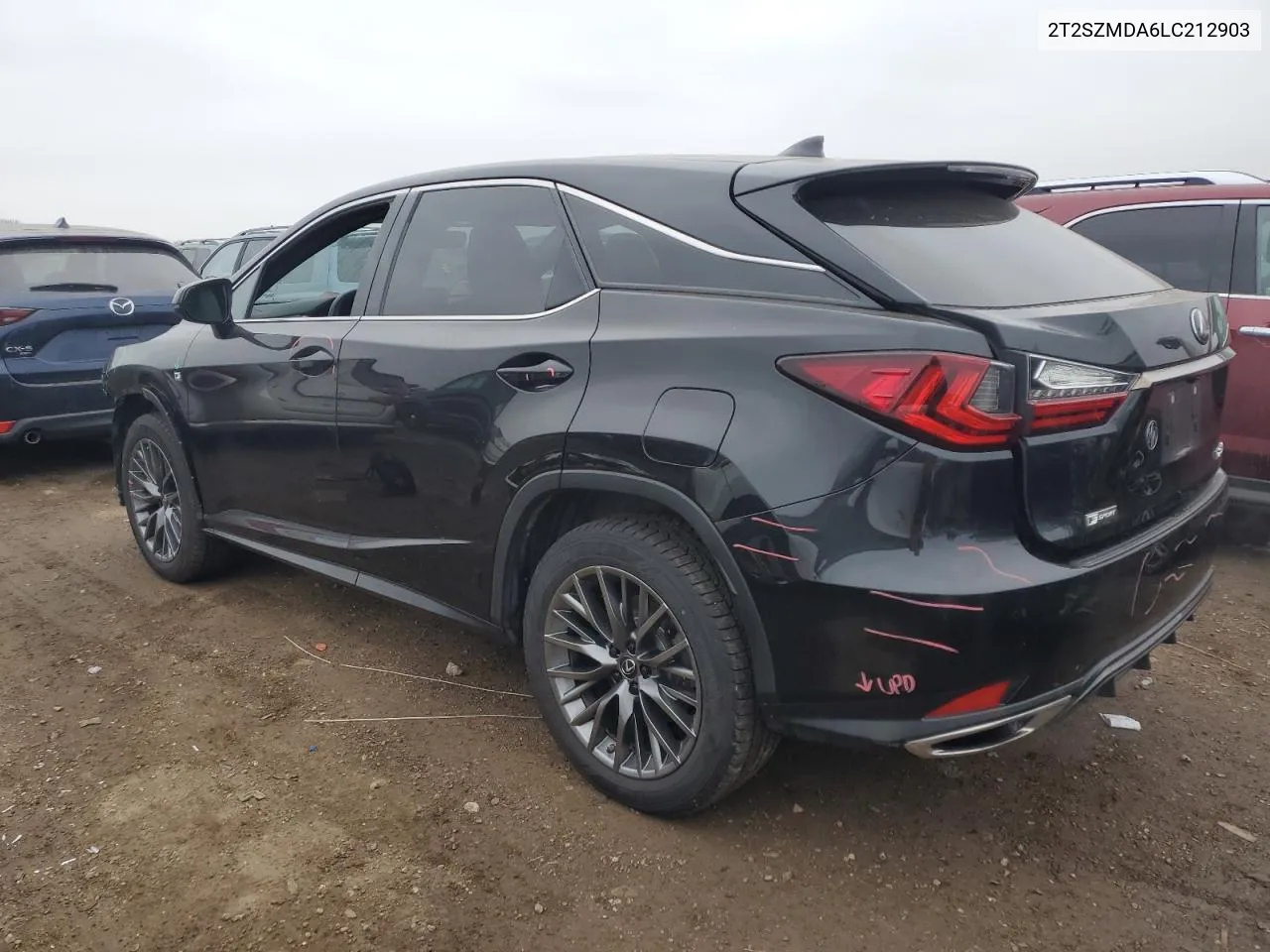 2020 Lexus Rx 350 F Sport VIN: 2T2SZMDA6LC212903 Lot: 42229945
