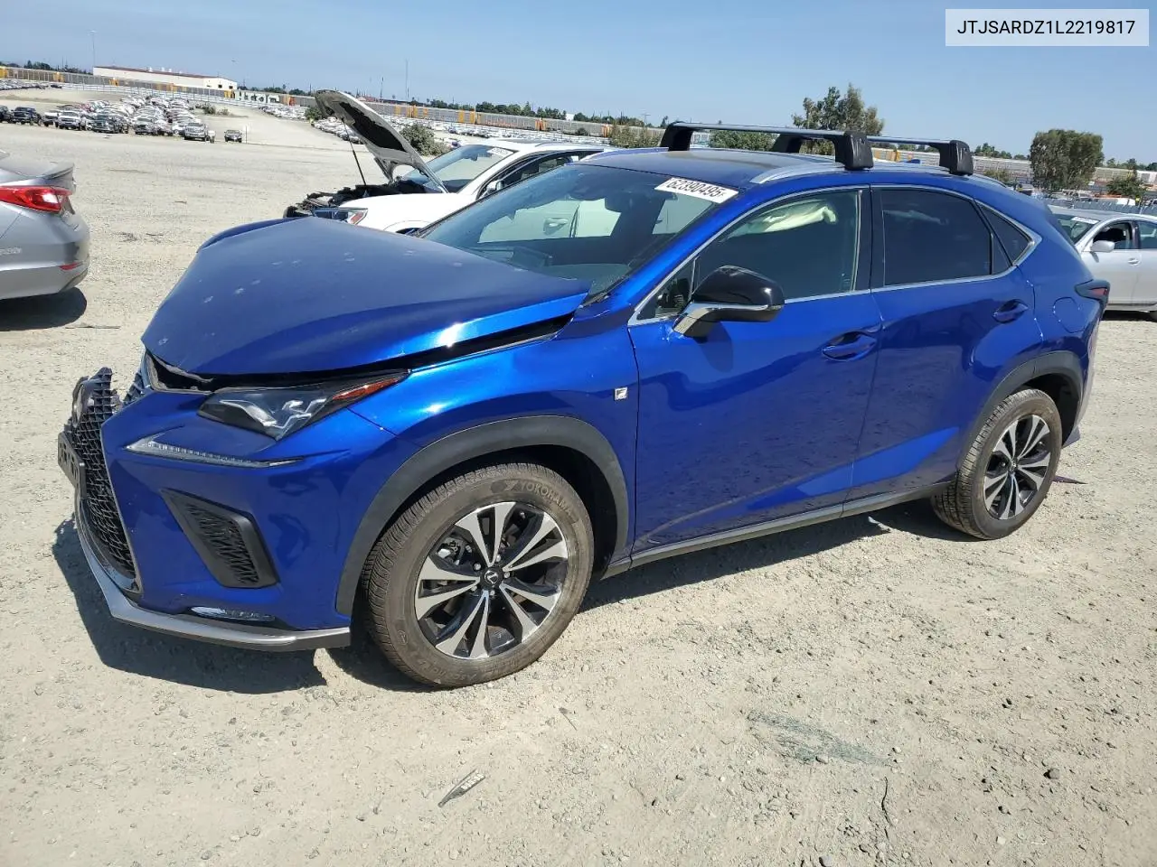 2020 Lexus Nx 300 F Sport VIN: JTJSARDZ1L2219817 Lot: 62390495