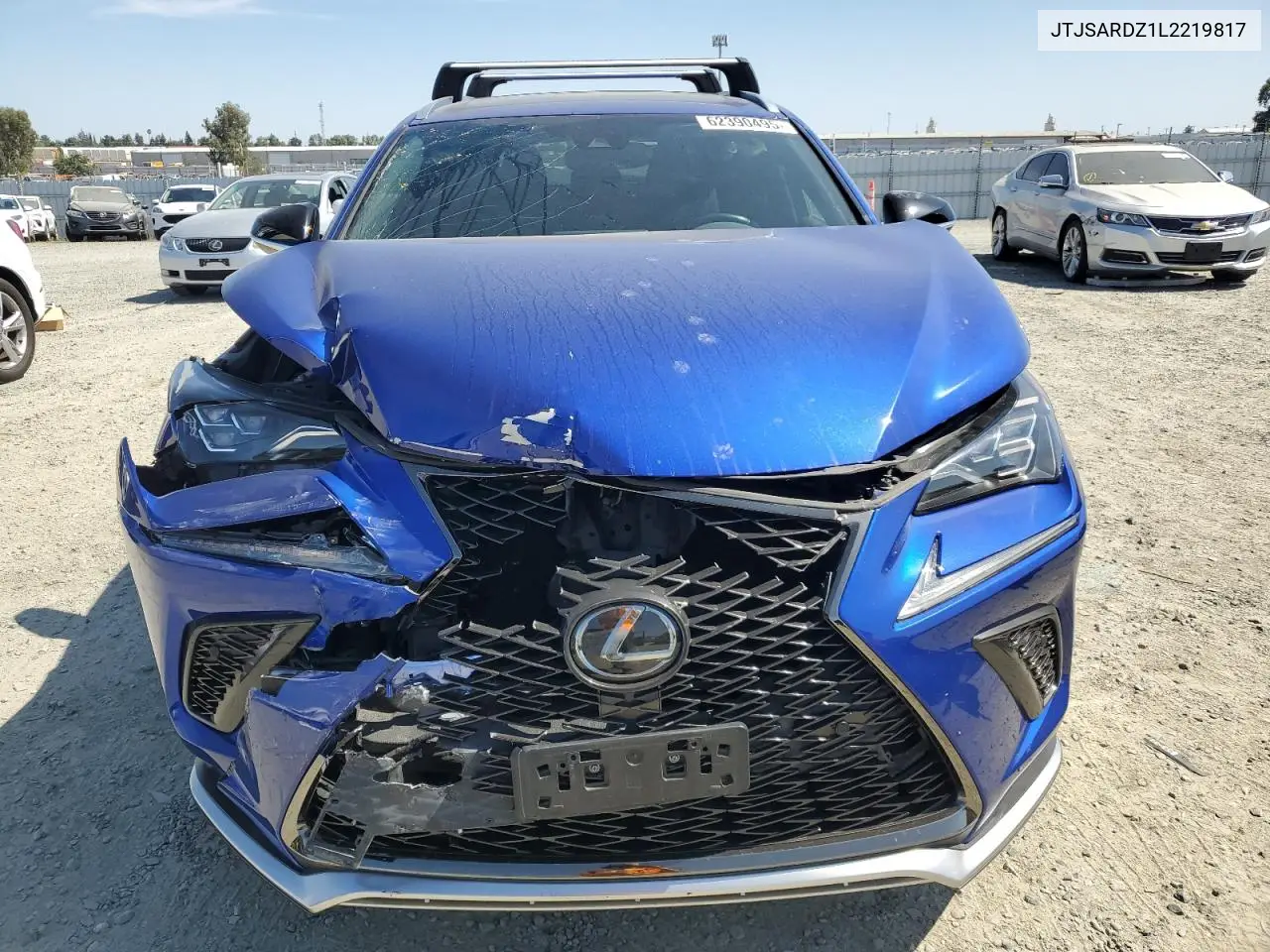2020 Lexus Nx 300 F Sport VIN: JTJSARDZ1L2219817 Lot: 62390495