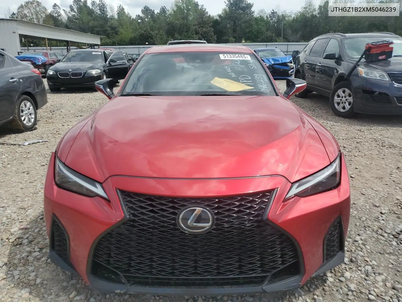2021 Lexus Is 350 F Sport VIN: JTHGZ1B2XM5046239 Lot: 51335485