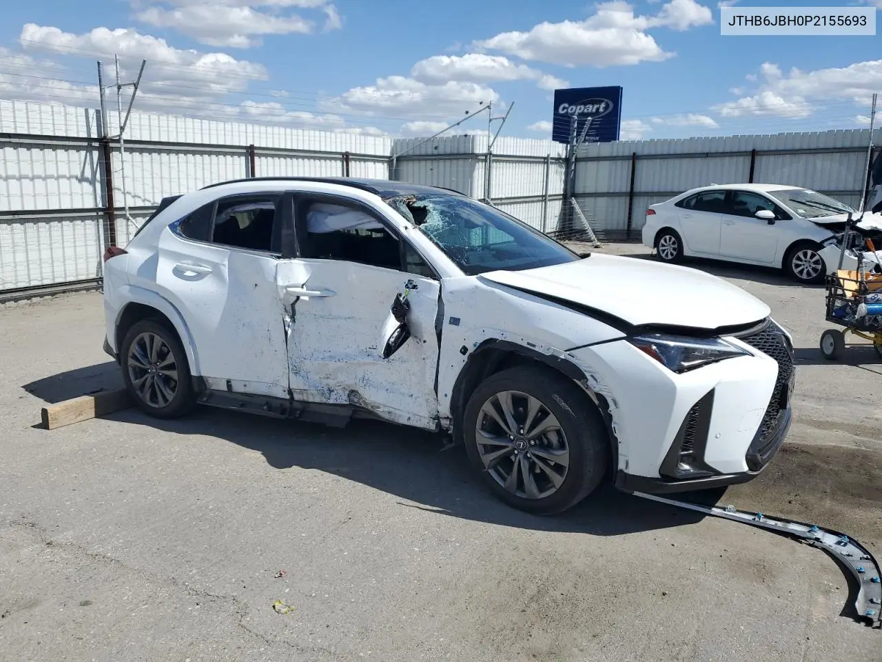 2023 Lexus Ux 250H Base VIN: JTHB6JBH0P2155693 Lot: 56769475