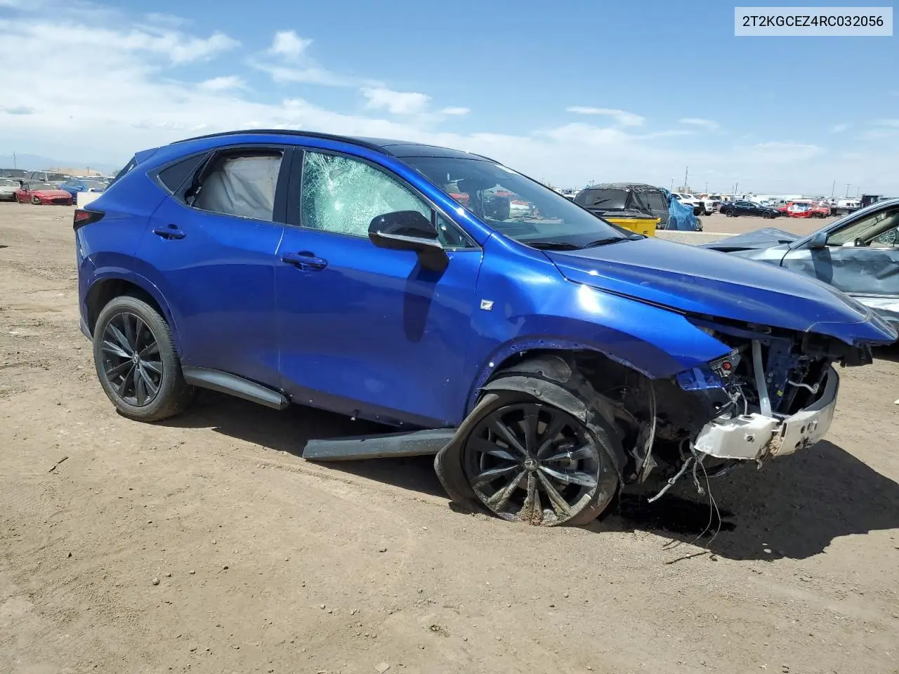 2024 Lexus Nx 350 Luxury VIN: 2T2KGCEZ4RC032056 Lot: 56957655