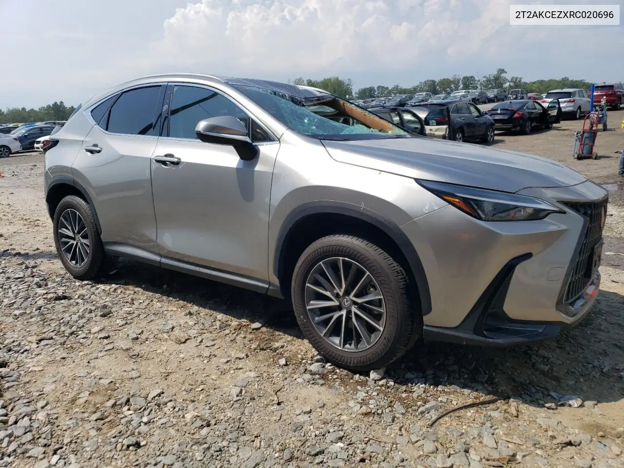 2024 Lexus Nx 350H Base VIN: 2T2AKCEZXRC020696 Lot: 62478075