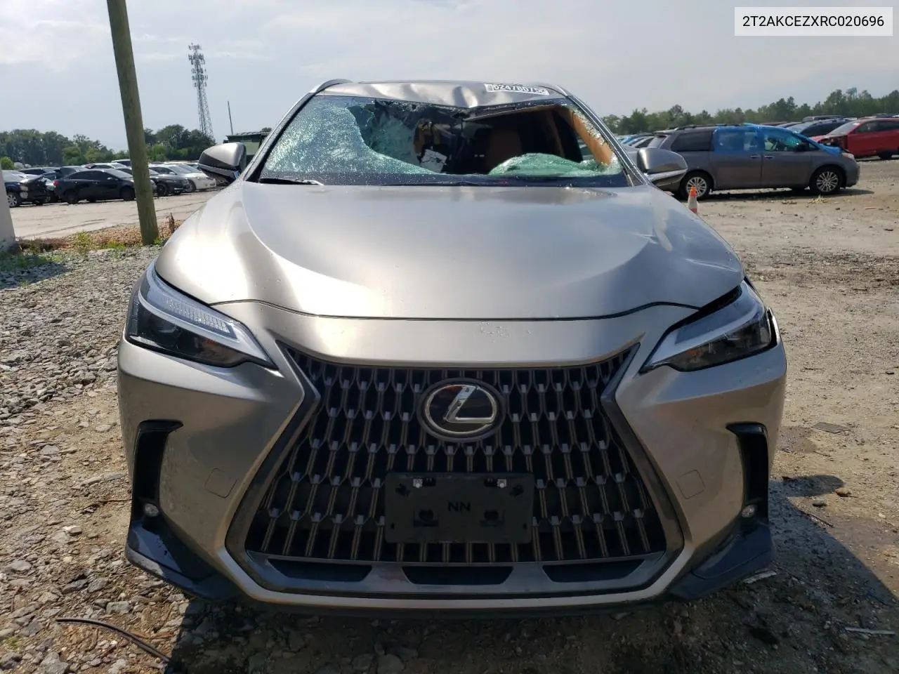 2024 Lexus Nx 350H Base VIN: 2T2AKCEZXRC020696 Lot: 62478075