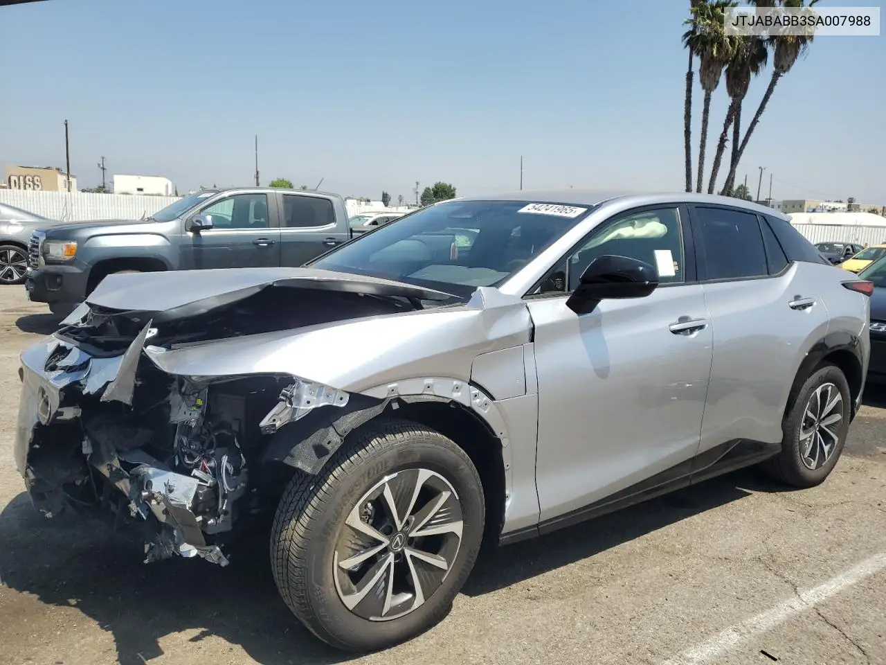 2025 Lexus Rz 300E VIN: JTJABABB3SA007988 Lot: 54241965