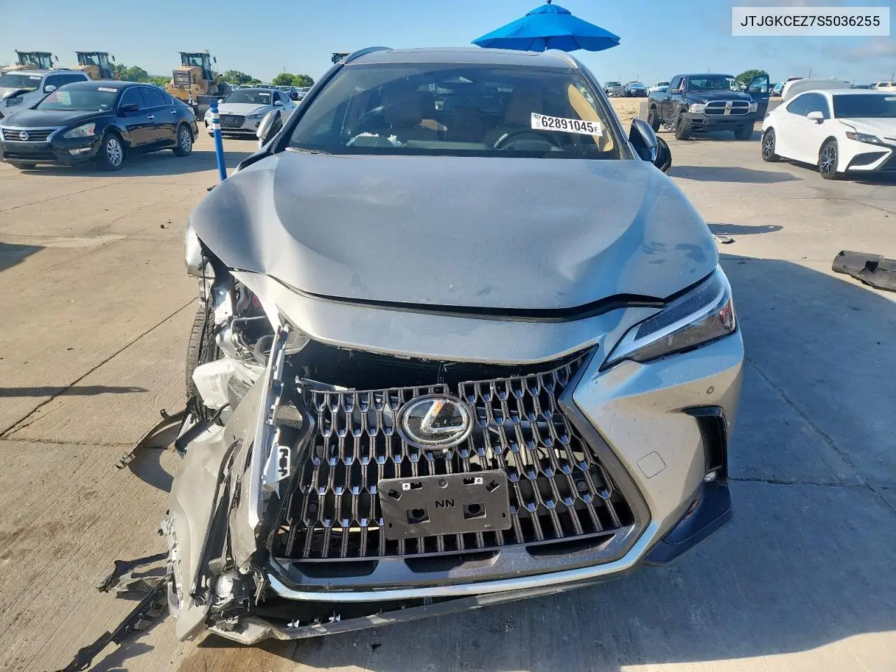 2025 Lexus Nx 350H Base VIN: JTJGKCEZ7S5036255 Lot: 62891045