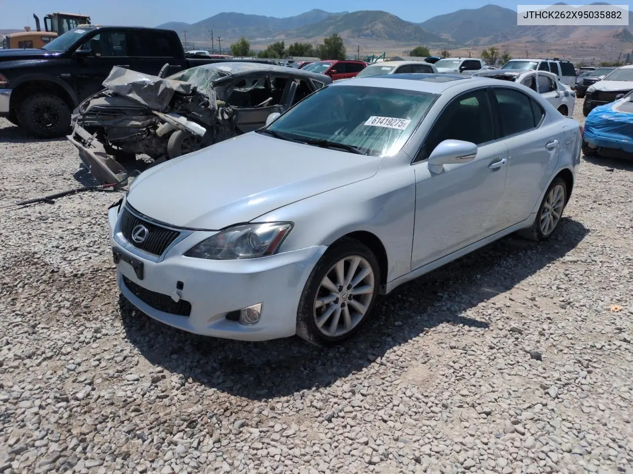 2009 Lexus Is 250 VIN: JTHCK262X95035882 Lot: 61419275