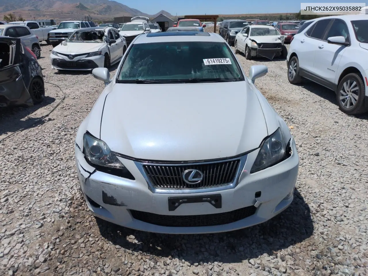 2009 Lexus Is 250 VIN: JTHCK262X95035882 Lot: 61419275