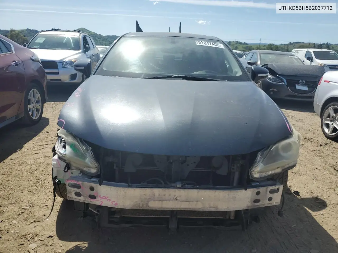 2011 Lexus Ct 200 VIN: JTHKD5BH5B2037712 Lot: 52047405