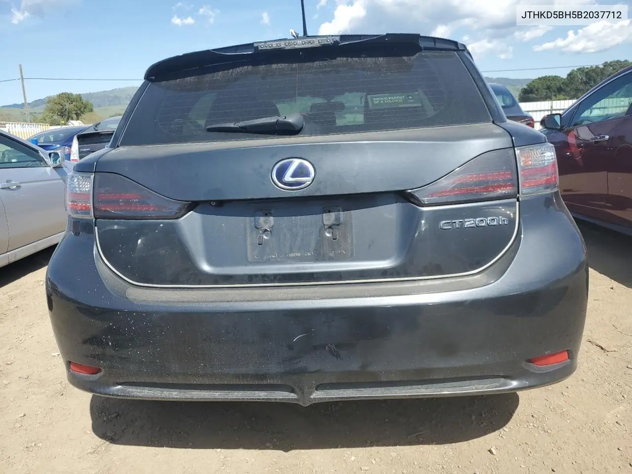 2011 Lexus Ct 200 VIN: JTHKD5BH5B2037712 Lot: 52047405