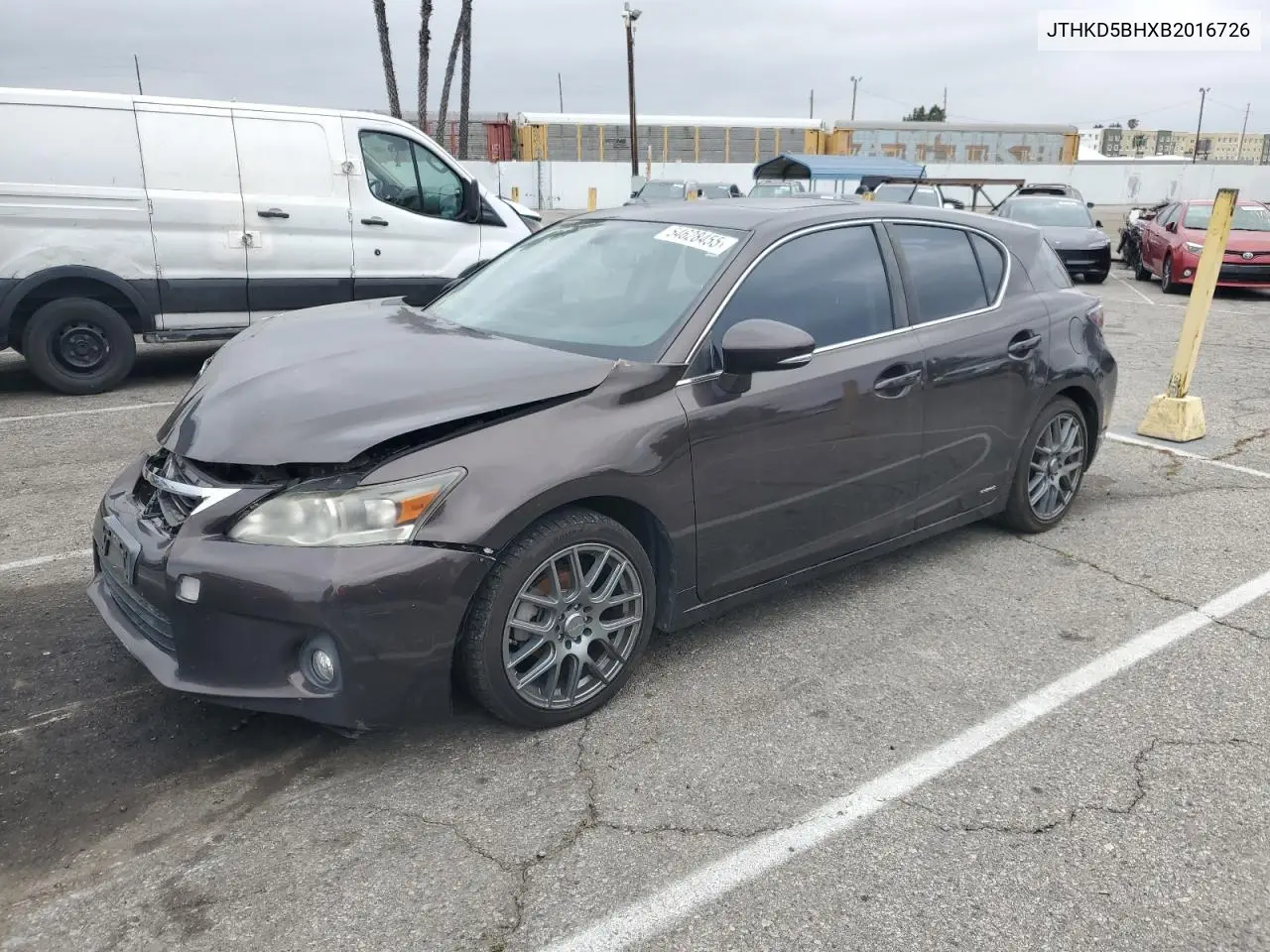 2011 Lexus Ct 200 VIN: JTHKD5BHXB2016726 Lot: 54628455