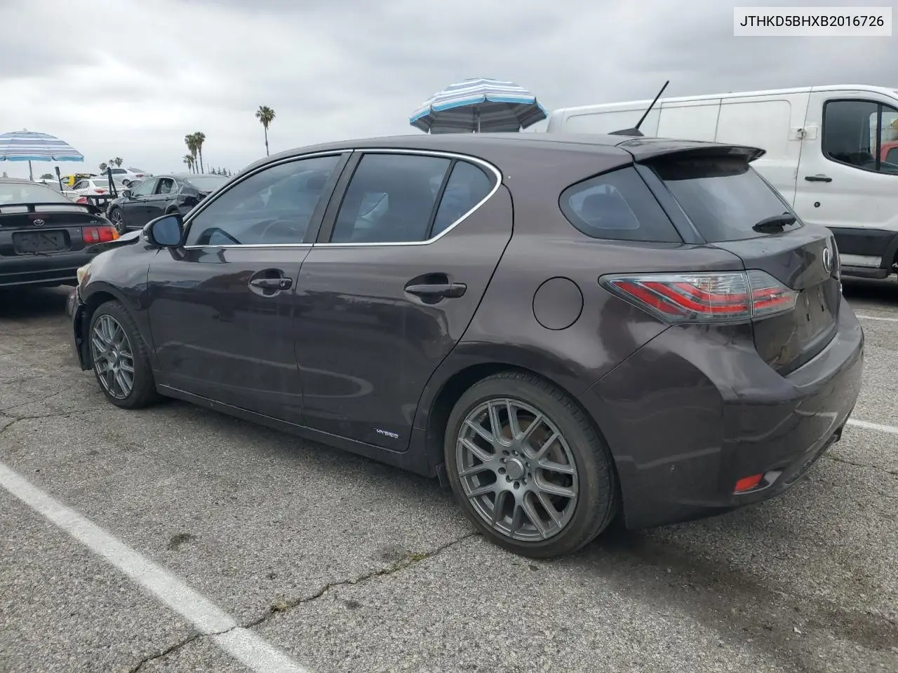2011 Lexus Ct 200 VIN: JTHKD5BHXB2016726 Lot: 54628455
