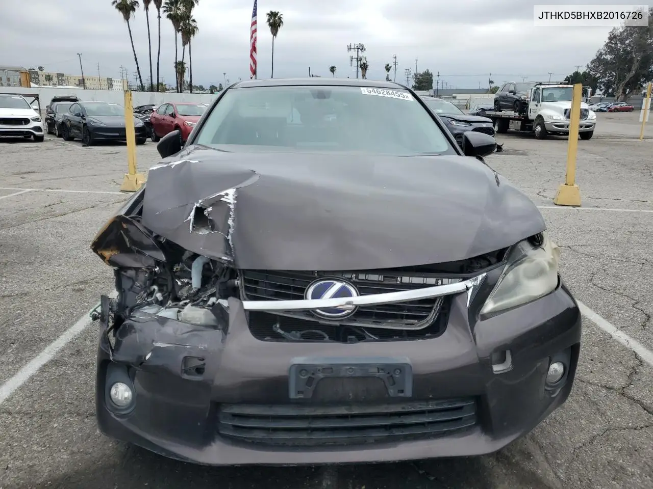 2011 Lexus Ct 200 VIN: JTHKD5BHXB2016726 Lot: 54628455
