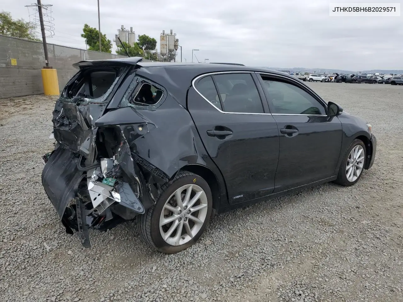 2011 Lexus Ct 200 VIN: JTHKD5BH6B2029571 Lot: 55640485