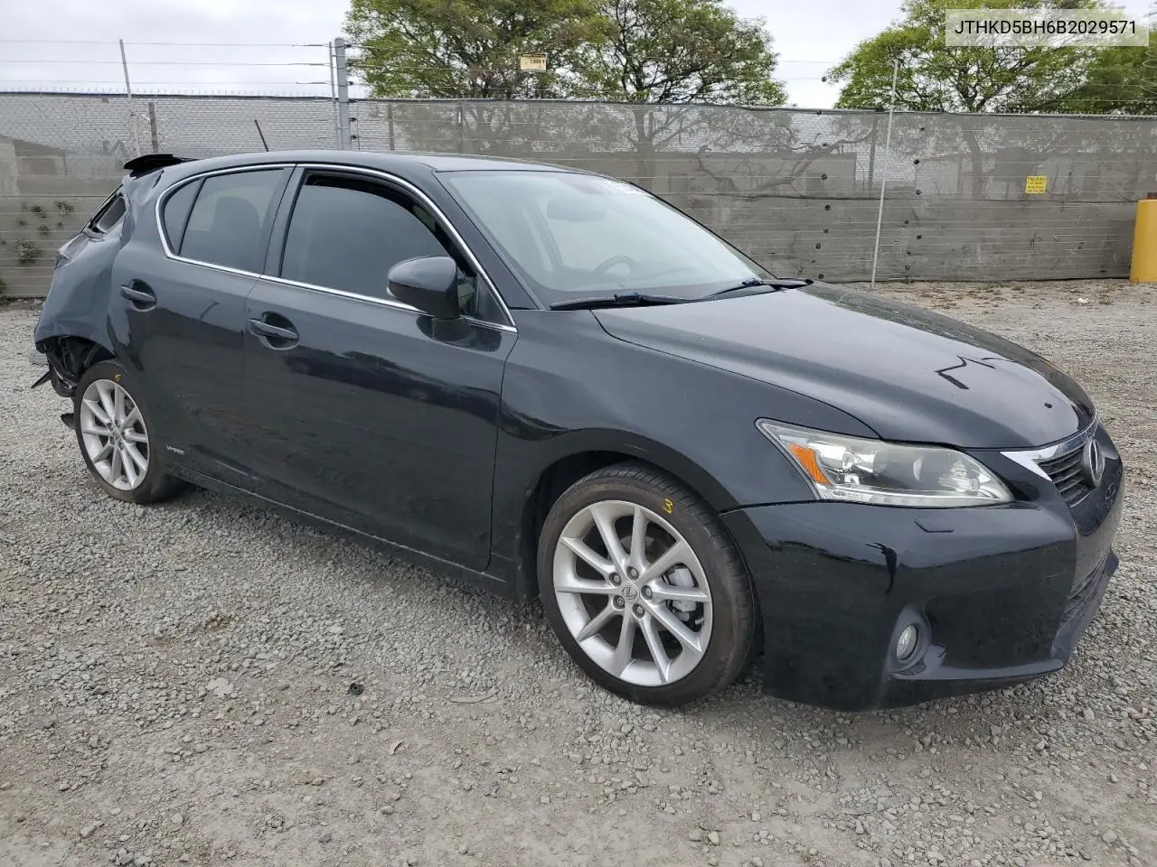 2011 Lexus Ct 200 VIN: JTHKD5BH6B2029571 Lot: 55640485