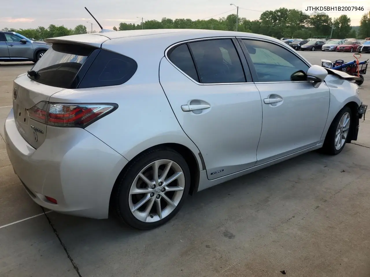 2011 Lexus Ct 200 VIN: JTHKD5BH1B2007946 Lot: 56911835