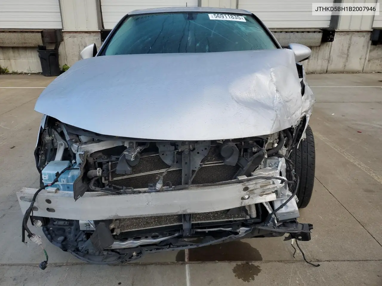 2011 Lexus Ct 200 VIN: JTHKD5BH1B2007946 Lot: 56911835