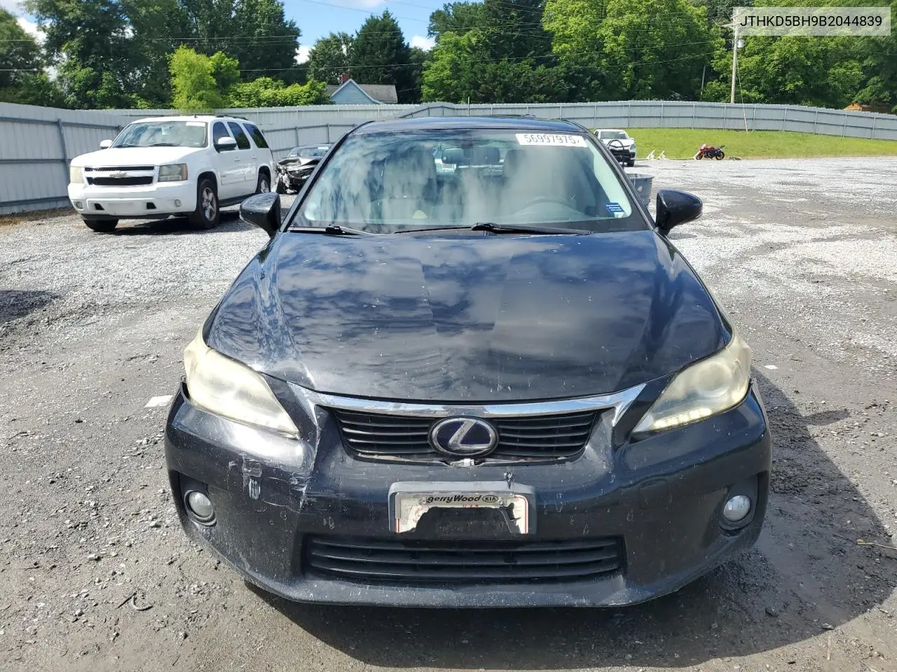 2011 Lexus Ct 200 VIN: JTHKD5BH9B2044839 Lot: 56997975