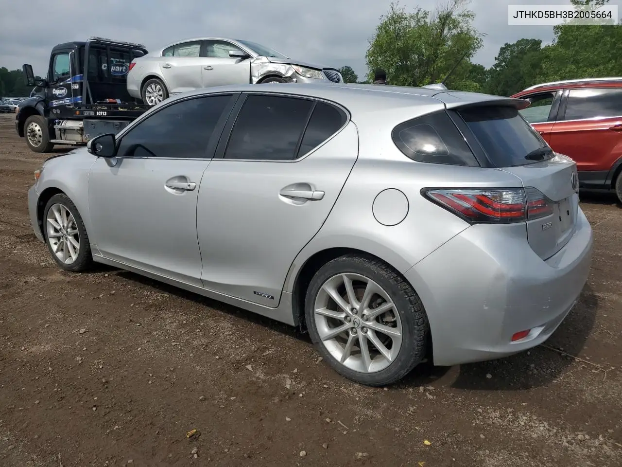 2011 Lexus Ct 200 VIN: JTHKD5BH3B2005664 Lot: 61403175