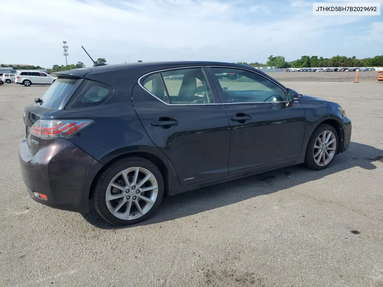 2011 Lexus Ct 200 VIN: JTHKD5BH7B2029692 Lot: 62330585