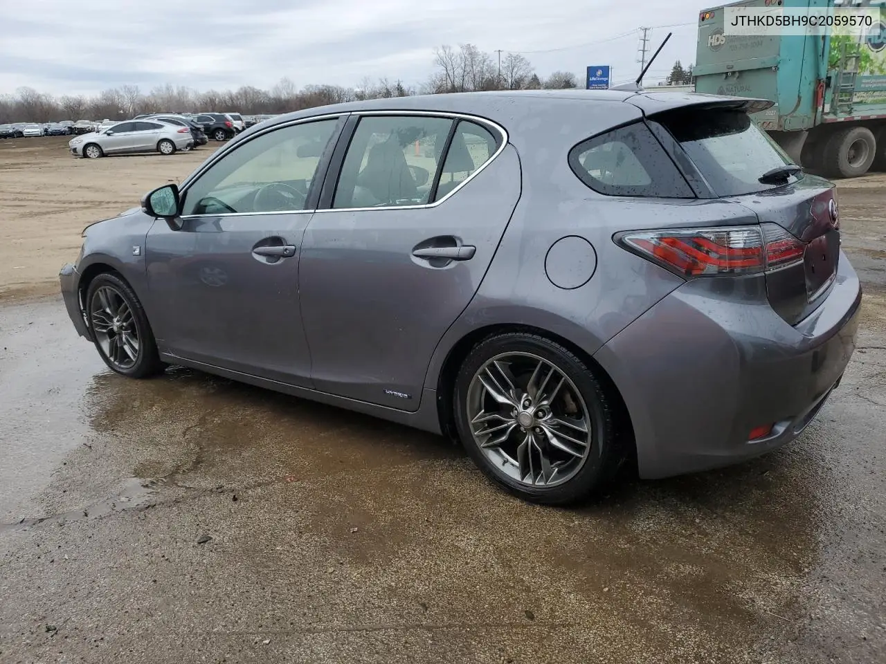2012 Lexus Ct 200 VIN: JTHKD5BH9C2059570 Lot: 43745135
