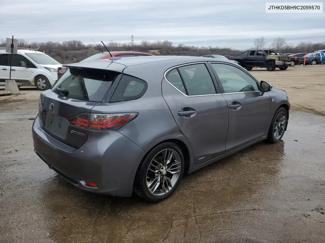 2012 Lexus Ct 200 VIN: JTHKD5BH9C2059570 Lot: 43745135