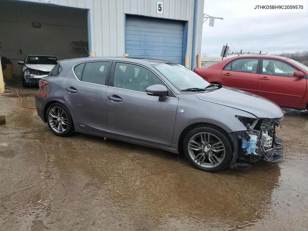 2012 Lexus Ct 200 VIN: JTHKD5BH9C2059570 Lot: 43745135